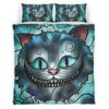 Housse De Couette Chat du Cheshire – Alice au pays des merveilles 05 Parure de lit Ensemble De Literie