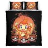 Housse De Couette Chimpenfeu Pokémon Parure de lit Ensemble De Literie