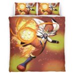 Housse De Couette Pyrobut Pokémon 11 Parure de lit Ensemble De Literie