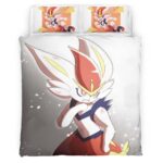 Housse De Couette Pyrobut Pokémon 3 Parure de lit Ensemble De Literie