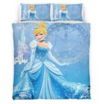 Housse De Couette Cendrillon – Princesse Disney 03 Parure de lit Ensemble De Literie