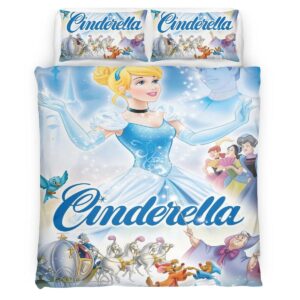 Housse De Couette Cendrillon – Princesse Disney 11 Parure de lit Ensemble De Literie