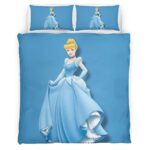 Housse De Couette Cendrillon – Princesse Disney 16 Parure de lit Ensemble De Literie