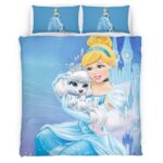 Housse De Couette Cendrillon – Princesse Disney 17 Parure de lit Ensemble De Literie