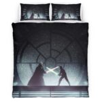 Housse De Couette Dark Vador contre Luke Skywalker Star Wars Parure de lit Ensemble De Literie