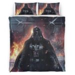 Housse De Couette Dark Vador avec flammes Star Wars 1005 Parure de lit Ensemble De Literie