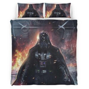 Housse De Couette Dark Vador avec flammes Star Wars 1005 Parure de lit Ensemble De Literie