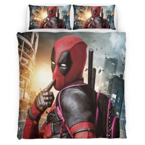 Housse De Couette Deadpool Parure de lit Ensemble De Literie
