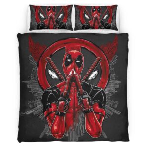 Housse De Couette Deadpool 7 Parure de lit Ensemble De Literie