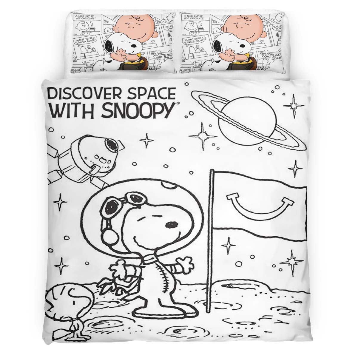 Housse De Couette Snoopy – À la découverte de l’espace Parure de lit Ensemble De Literie