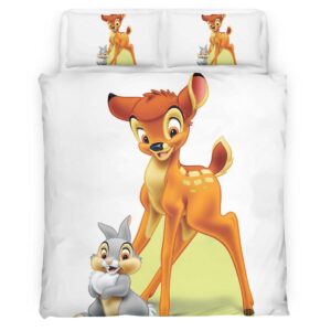 Housse De Couette Bambi & Panpan Disney 04 Parure de lit Ensemble De Literie