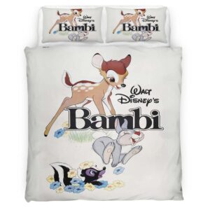 Housse De Couette Bambi & Panpan Disney 09 Parure de lit Ensemble De Literie