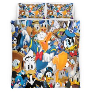 Housse De Couette Donald Duck Disney 02 Parure de lit Ensemble De Literie