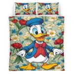 Housse De Couette Donald Duck Disney 15 Parure de lit Ensemble De Literie