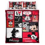 Housse De Couette Mickey Mouse Disney 20 Parure de lit Ensemble De Literie