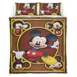 Housse De Couette Mickey Mouse Disney 21 Parure de lit Ensemble De Literie
