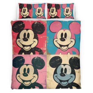 Housse De Couette Mickey Mouse Disney 38 Parure de lit Ensemble De Literie