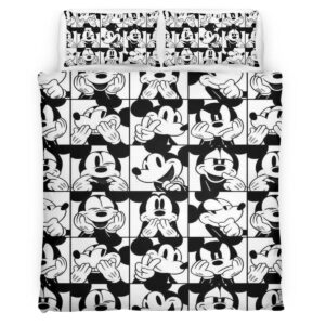 Housse De Couette Mickey Mouse – Visage 39 Parure de lit Ensemble De Literie