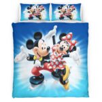 Housse De Couette Mickey Mouse & Minnie Mouse Disney 10 Parure de lit Ensemble De Literie