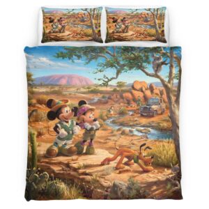 Housse De Couette Mickey Mouse & Minnie Mouse Disney 14 Parure de lit Ensemble De Literie