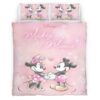 Housse De Couette Mickey Mouse & Minnie Mouse Disney 20 Parure de lit Ensemble De Literie