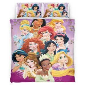 Housse De Couette Princesses Disney 09 Parure de lit Ensemble De Literie