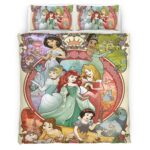 Housse De Couette Princesses Disney 11 Parure de lit Ensemble De Literie