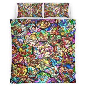 Housse De Couette Princesses Disney 24 Parure de lit Ensemble De Literie