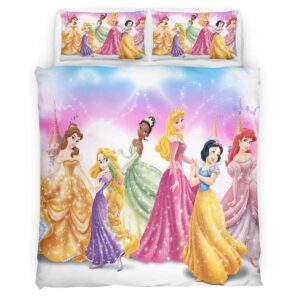 Housse De Couette Princesses Disney 26 Parure de lit Ensemble De Literie