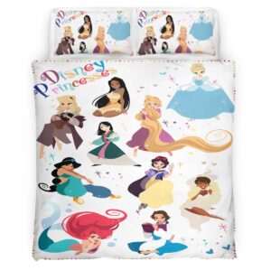 Housse De Couette Princesses Disney 30 Parure de lit Ensemble De Literie