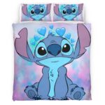 Housse De Couette Disney Stitch 17 Parure de lit Ensemble De Literie
