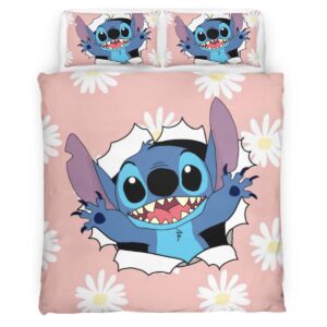 Housse De Couette Disney Stitch 20 Parure de lit Ensemble De Literie