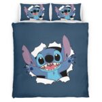 Housse De Couette Disney Stitch 24 Parure de lit Ensemble De Literie