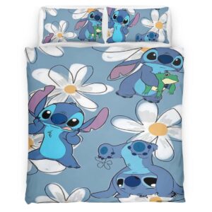 Housse De Couette Disney Stitch 26 Parure de lit Ensemble De Literie