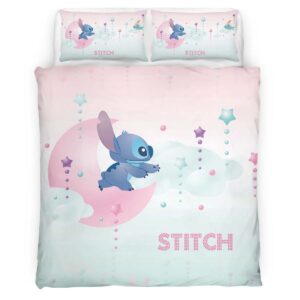 Housse De Couette Disney Stitch 37 Parure de lit Ensemble De Literie
