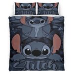 Housse De Couette Disney Stitch 50 Parure de lit Ensemble De Literie