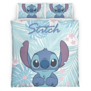 Housse De Couette Disney Stitch 51 Parure de lit Ensemble De Literie