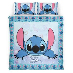 Housse De Couette Disney Stitch 58 Parure de lit Ensemble De Literie