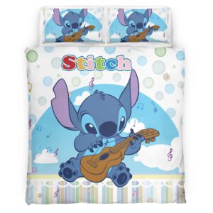 Housse De Couette Disney Stitch 63 Parure de lit Ensemble De Literie
