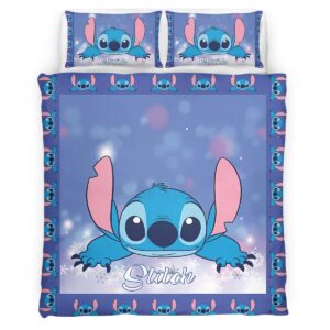 Housse De Couette Disney Stitch 65 Parure de lit Ensemble De Literie