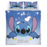 Housse De Couette Disney Stitch 69 Parure de lit Ensemble De Literie