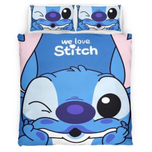 Housse De Couette Disney Stitch 9 Parure de lit Ensemble De Literie