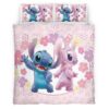Housse De Couette Disney Stitch et Angel 19 Parure de lit Ensemble De Literie
