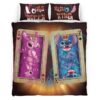 Housse De Couette Disney Stitch et Angel 21 Parure de lit Ensemble De Literie