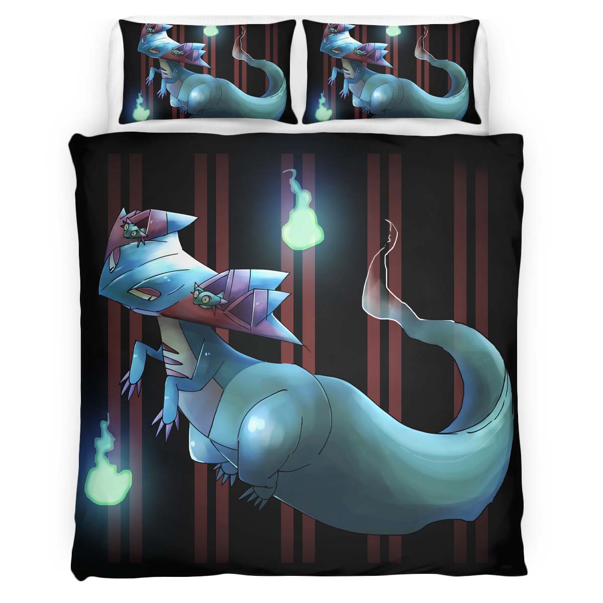 Housse De Couette Dragapult Pokémon 8 Parure de lit Ensemble De Literie