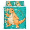 Housse De Couette Dracolosse Pokémon 3 Parure de lit Ensemble De Literie
