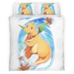 Housse De Couette Dracolosse Pokémon 5 Parure de lit Ensemble De Literie