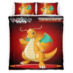 Housse De Couette Dracolosse Pokémon 8 Parure de lit Ensemble De Literie