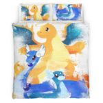 Housse De Couette Dratini Draco Dracolosse Pokémon Parure de lit Ensemble De Literie