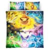 Housse De Couette Évolution Évoli Pokémon 1 Parure de lit Ensemble De Literie